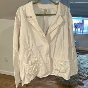 TALBOTS Linen Blazer